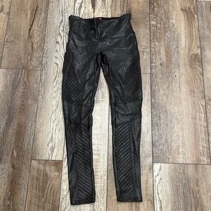 Black Faux Leather Leggings